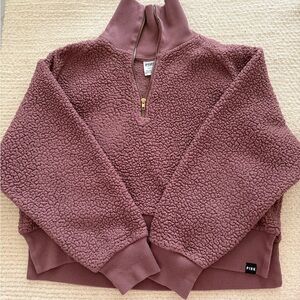 PINK Victoria's Secret Mauve Teddy Jacket